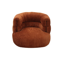 Load image into Gallery viewer, Divani Casa Shay - Modern Burnt Orange Fabric Accent Chair + Ottoman
