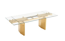 Load image into Gallery viewer, Modrest Nassim - Glam Glass Extendable Dining Table
