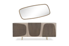 Load image into Gallery viewer, Modrest Wynetta - Modern Grey Ash Buffet Mirror
