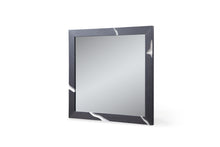 Load image into Gallery viewer, Modrest Aspen - Modern Matte Brown Ash &amp; Silver Mirror

