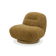 Load image into Gallery viewer, Modrest Renee - Modern Mustard Fabric Swivel Accent Chair
