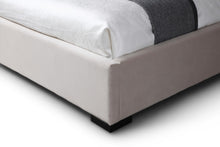 Load image into Gallery viewer, Queen Modrest Penelope - Modern Grey Velvet Bed
