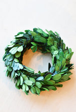 Load image into Gallery viewer, Boxwood Candle Ring or Mini Wreath
