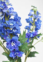 Load image into Gallery viewer, Blue Violet Delphinium Stem, 35&quot;
