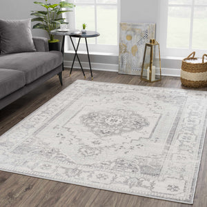 Tigried Ivory & Gray 2315 Area Rug