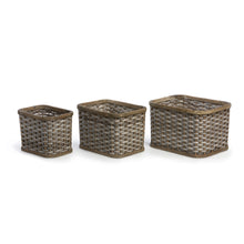 Load image into Gallery viewer, Woven Storage Basket, Set of 3
