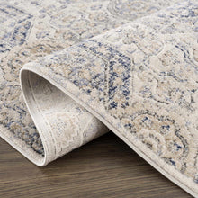 Load image into Gallery viewer, Parkerfield Cream &amp; Blue Area Rug
