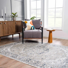 Load image into Gallery viewer, Rudo Blue Washable Area Rug
