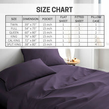 Load image into Gallery viewer, Signature Bamboo Viscose Sheet Set in Royal Purple
