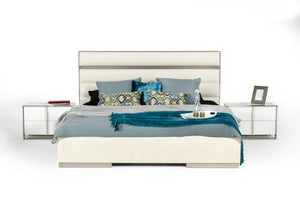 Queen Nova Domus Francois Modern White Bedroom Set