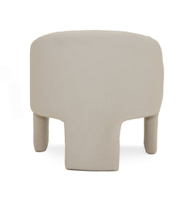 Modrest - Khan Modern Off White Fabric Accent Chair