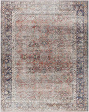 Load image into Gallery viewer, Rust Anahawan Distressed Washable Area Rug
