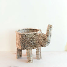 Load image into Gallery viewer, Rattan Elephant Basket
