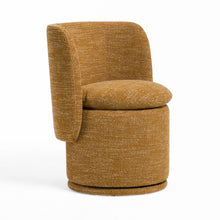 Load image into Gallery viewer, Divani Casa Norris - Modern Mustard Fabric Swivel Dining Chair
