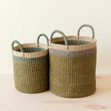 Load image into Gallery viewer, Olive Baskets with Handles, Set of 2
