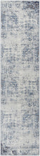Load image into Gallery viewer, Texanna Abstract Blue/Gray Area Rug
