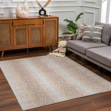 Load image into Gallery viewer, Pointblank Tan Leopard Print Rug
