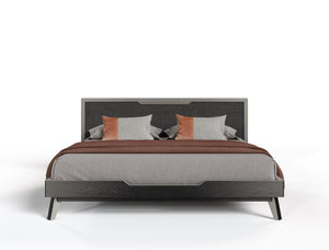 California King Nova Domus Soria Modern Grey Wash Bed