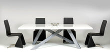 Load image into Gallery viewer, Vanguard Modern Small White and Grey Dining Table
