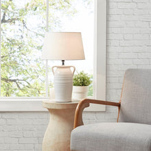 Load image into Gallery viewer, Everly Table Lamp - White
