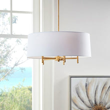 Load image into Gallery viewer, Presidio Chandelier - Gold/White
