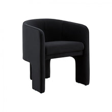 Load image into Gallery viewer, Modrest Kyle Modern Black Velvet Accent Chair
