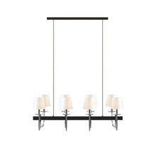 Load image into Gallery viewer, Fairmount 8LT-Chandelier - Black/Silver
