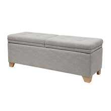 Load image into Gallery viewer, Ashcroft Storage Bench - Grey Multi
