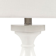 Load image into Gallery viewer, Blythe ResinTable Lamp - White
