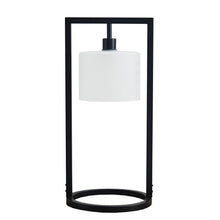 Load image into Gallery viewer, Kittery Kittery Table Lamp - Black Base/Frosted Shade
