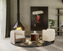 Load image into Gallery viewer, Modrest - Joselyn Modern Cream Fabric Accent Chair
