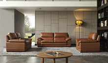 Load image into Gallery viewer, Divani Casa Kendrick - Traditional Modern Cognac Leather Sofa Set
