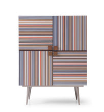 Load image into Gallery viewer, Modrest Macoy - Modern Multicolor and Black Ash Wine Cabinet
