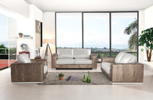 Load image into Gallery viewer, Divani Casa Cordova Modern Bronze &amp; White Leather Sofa Set
