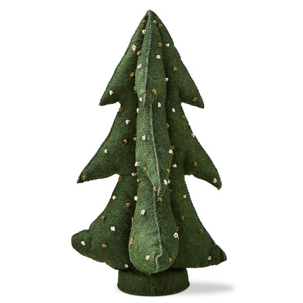 French Knot Wool Tree Decor, Large
