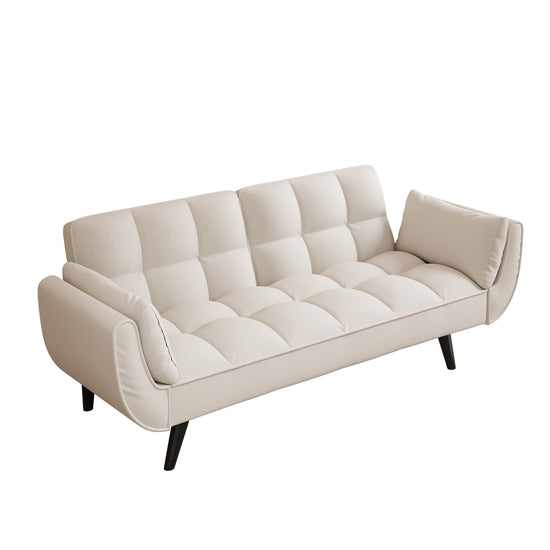 Walker Edison | Velvet Loveseat Convertible Sofa Bed