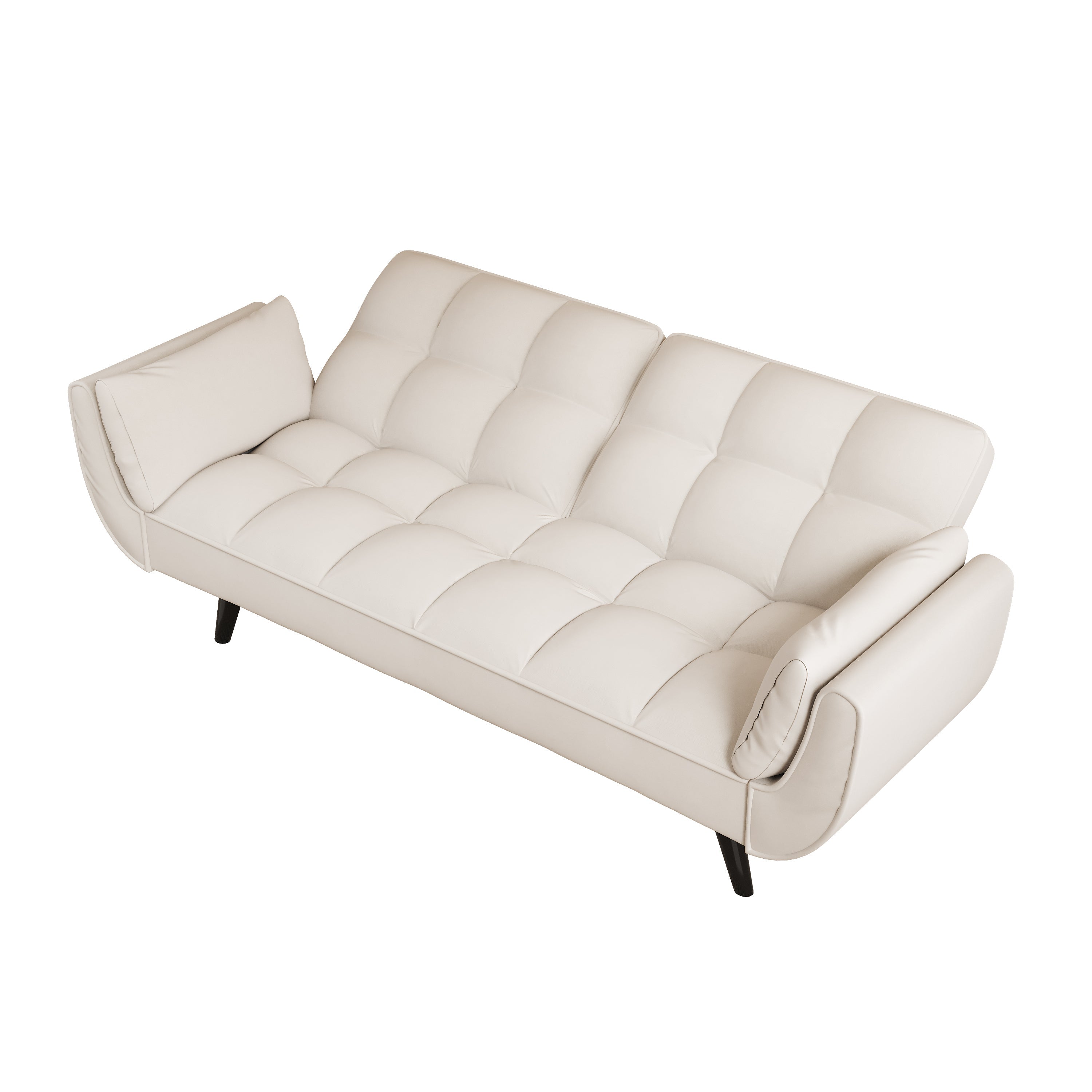 Walker Edison | Velvet Loveseat Convertible Sofa Bed