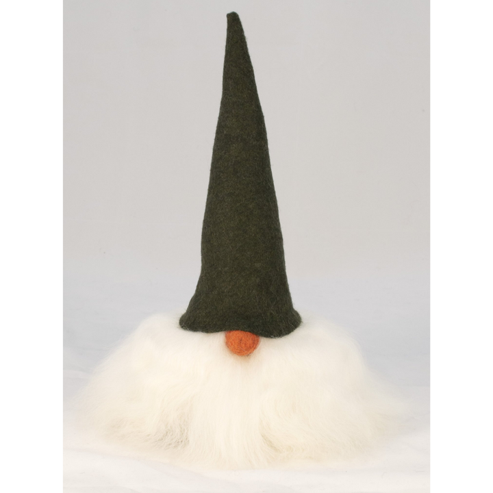 Tomte Gnome - Walter with Felt Cap (Green)