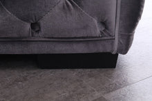 Load image into Gallery viewer, Divani Casa Jean - Modern Grey Velvet Sectional Sofa
