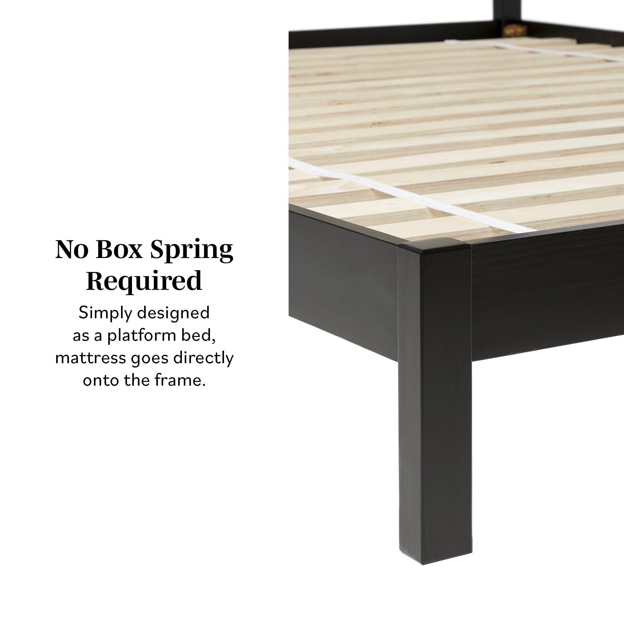 Yasmina Solid Wood Rattan Paneled Platform Bed (Queen or King)