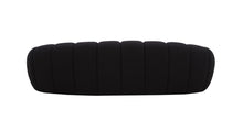 Load image into Gallery viewer, Divani Casa Yolonda - Modern Curved Black Fabric Sofa
