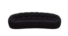 Load image into Gallery viewer, Divani Casa Yolonda - Modern Curved Black Fabric Sofa Set
