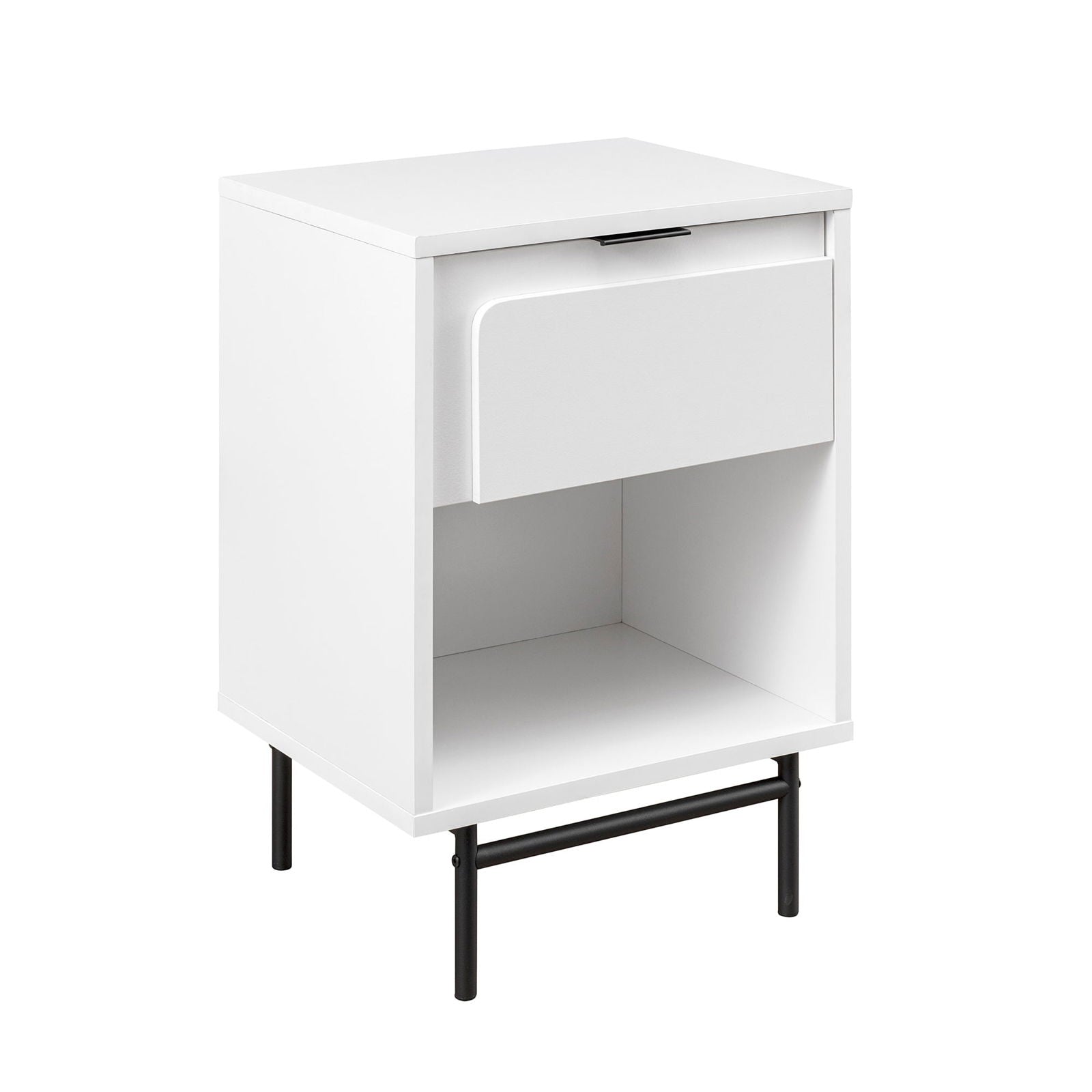 18" Contemporary 1-Drawer Nightstand - Mac & Mabel