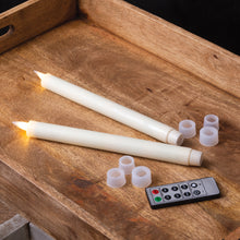 Load image into Gallery viewer, Set of Two Infinite Wick Wax Taper Candles
