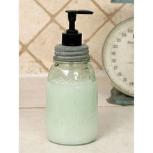 Load image into Gallery viewer, Midget Pint Mason Jar Soap/Lotion Dispenser
