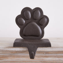 Load image into Gallery viewer, Cast Iron Dog Paw Stocking Holder
