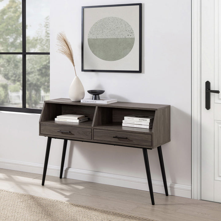 44" Contemporary 2-Drawer Entry Table - Mac & Mabel