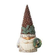 Load image into Gallery viewer, White Woodland Pinecone Hat Gnome
