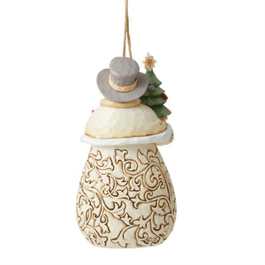 Woodland Snowman/Tree Ornament