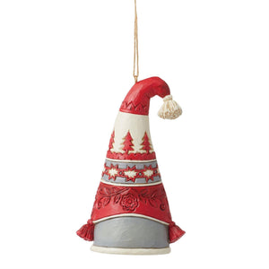 Nordic Noel Gnome Flap Hat Ornament